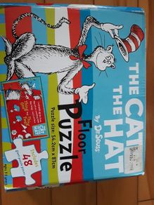 The cat in the hat floor very large  PUZZLE