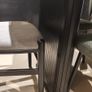 Black Oak Dining Table Ex Display Image 5