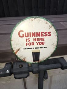 Small Guinness  enamel  sign