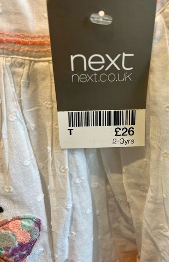 Next 2 piece Top & Bottoms Set, age 2-3, NEW