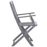 Folding Outdoor Chairs 2 pcs Solid Acacia Wood Image 5