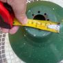 Industrial green enamel light shade Image 7