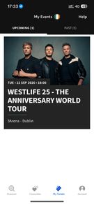 westlife tickets