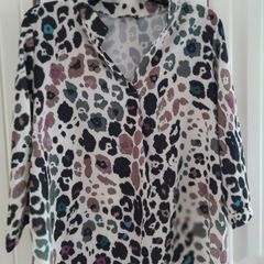 Animal Print Top New