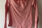 Leigh tucker blush pink blouse with frill collar age 6-7