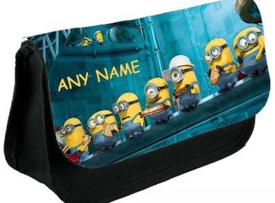 Despicable Me Minions Personalised Pencil Case  Make up bag / back to school stationery