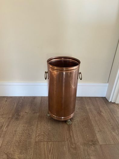 Vintage Copper Umbrella Stand