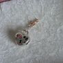 Pandora Disney Mickey Mouse&Minnie Mouse padlock heart charm with a cute dangling key 14k gold plated perfect condition Image 5