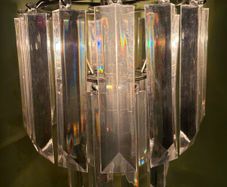 Contempory Acrylic Clear Non Electric Pendant Ceiling Lamp Shade - 25cm