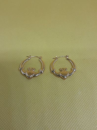 Claddagh earrings