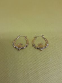 Claddagh earrings