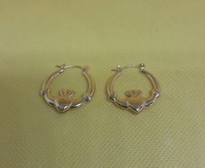 Claddagh earrings