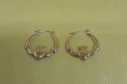 Claddagh earrings