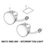 Honda Driving/Fog Lights for NT1100, Africa Twin, TransAlp, NC750X,  X-ADV. Image 3