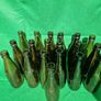 24 Antique 1/2 pint bottles in crate Image 2