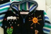 Super cute pixie hoodie baby jumper original made in Peru