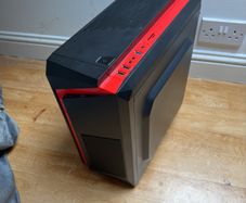 Gaming PC Case, Mid Tower Black&Red, Good Condition