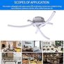 SALE | Ceiling Light, Elegant Curved Design,3 Built-in LED Boards,21W Cool White Light 6000K, Modern for Living Rooms, Bedroom, Kitchen Hallway,1600 Lumens Image 6