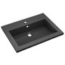 Granite Basin 600x450x120 mm Black Image 2