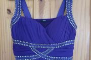 Quiz purple maxi dress (free postage)
