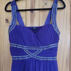 Quiz purple maxi dress (free postage)