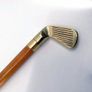 Vintage Golf Club Walking Stick with Hidden Flask Image 2