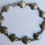 Vintage Sterling Silver 925 Shell Bracelet Conchas - Shell Bracelet (length 7,5" - 3,86g) Image 2