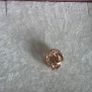 Pandora sparkling polished lines charm rose gold 14 plated perfect condition Image 5