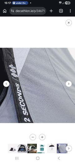 3 man pop up fresh and black 2 second tent