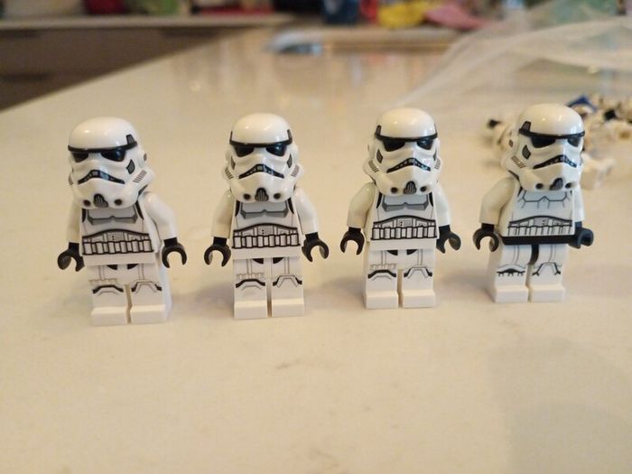 Lego star wars minifigure clone trooper 3 pieces