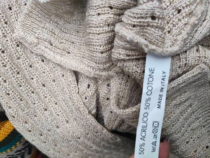 Cream Beige lightweight fine knit cardigan made in Italy