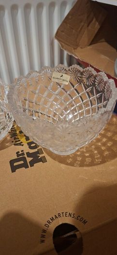 Pair of lovely Vintage Tipperary & Killarney Irish Crystal Bowls