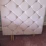 2 x Pink Velvet Headboards Image 2