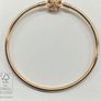 Pandora Moments Rose Gold Bangle -Brand new Image 4
