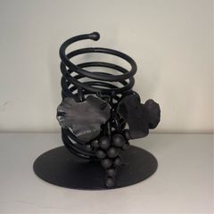 Wrought Iron Decorative Heavy Wine Bottle Holder