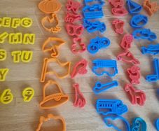 Large collection of cookie cutters