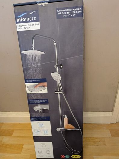 Shower riser set