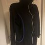 Maine New England black cotton zipped jumper size UK16 EU44 Postage included Image 3