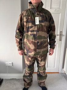 Gore-tex French Army Parka. Fully waterproof camouflage jacket