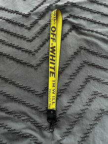 Off white lanyard