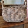 large wicker basket with handles Image 2