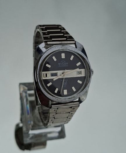Vintage BULER BULLDOG Watch 1960s Swiss Watch