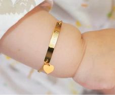 The Little Star Bracelet For Kids  Custom Engraving Available By R'Laith