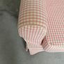 Pink Gingham bedroom Armchair Image 3
