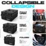 Car Boot Organiser, Collapsible Multi Compartment SUV Organizer, Foldable Storage for Car Accessories for Women Men, 600D Oxford, Non Slip Bottom, Securing Straps, Soft Cover (50L) Image 6