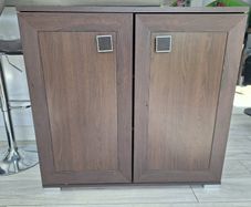 Bedroom furniture sideboard , 2x lockers  , wall shelf