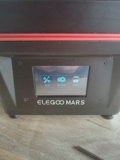 Mars elegoo 3d resin printer
