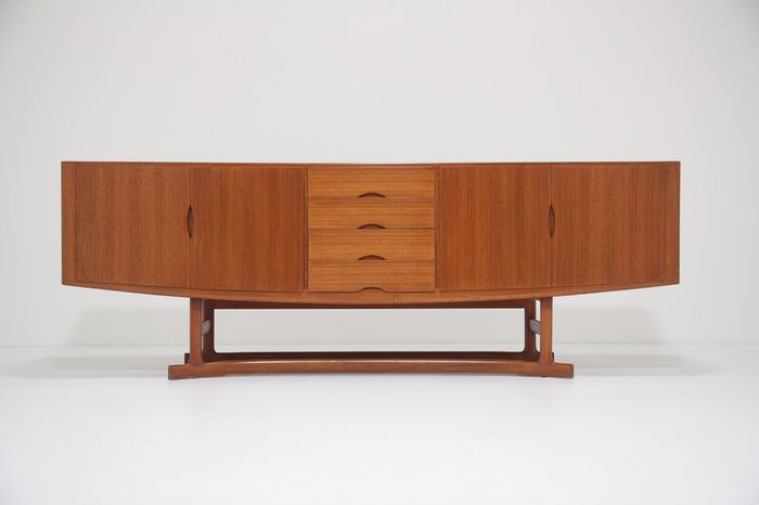 Mid-Century Danish Teak Sideboard Model HB20 by Johannes Andersen for Hans Bech, 1960s