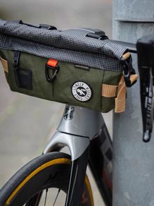 Cycling bag ULAC x AB3 Handlebar Bag  Waterproof Brand New  Dark Green