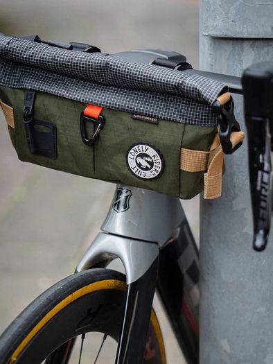 Cycling bag ULAC x AB3 Handlebar Bag  Waterproof Brand New  Dark Green